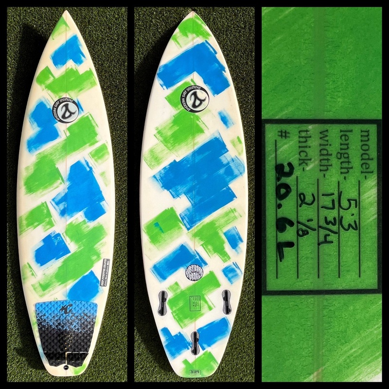 American Surf Solutions Surfboard 5'3 20L (Used)