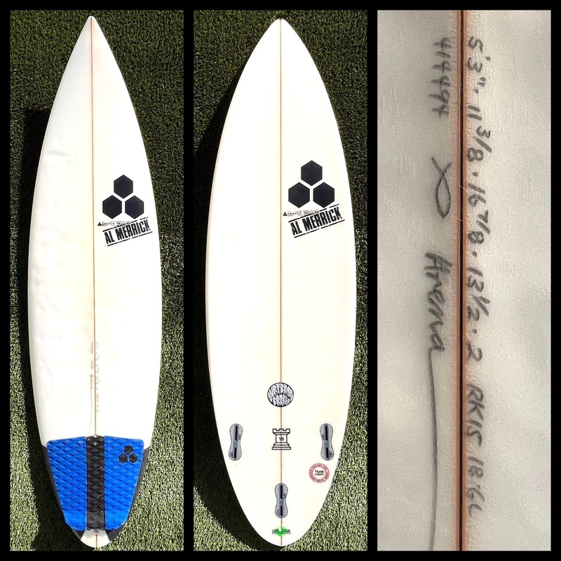 Channel Islands Surfboard 5'3 18L Arena Rodriguez Vargas (Used)