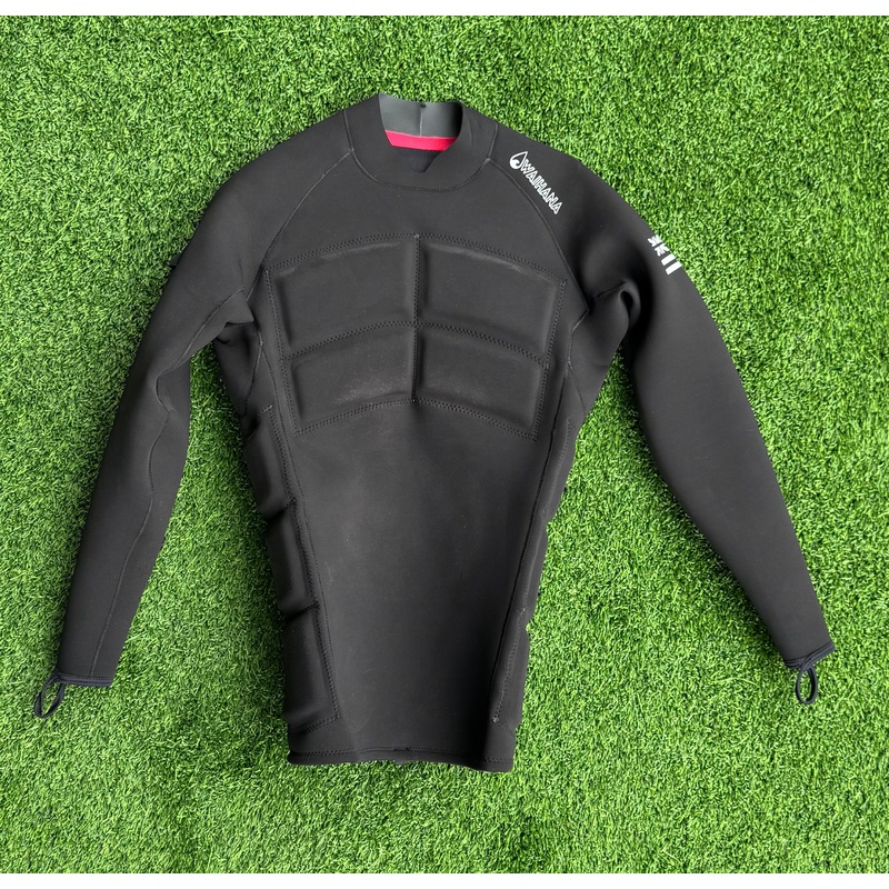 WAIHANA Men's REAR-ZIP Surf Impact Top Suit SIZE Medium-Large (Used)