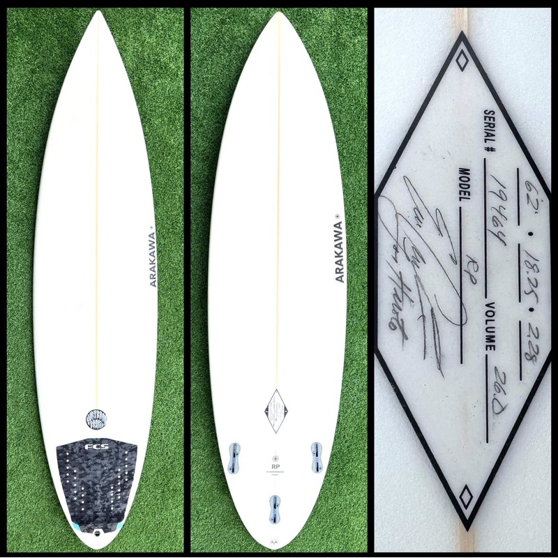 Arakawa Surfboard 62 26L Hiroto Ohhara (Used)