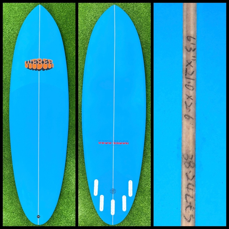 Dewey Webber Surfboard 63 38L (New)