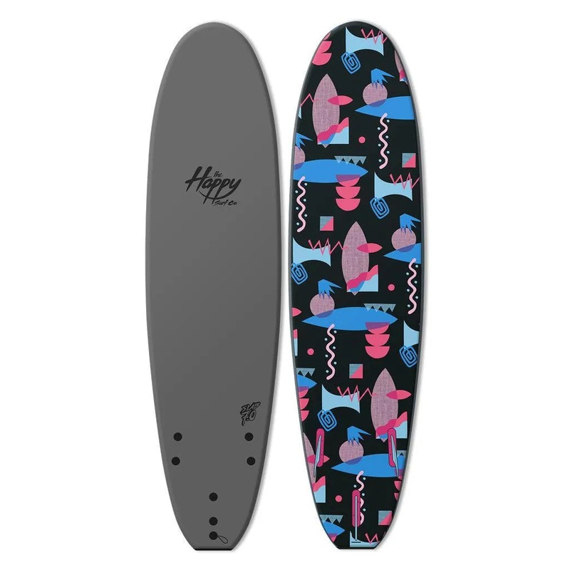 7'0 Slab Fresh Grey Soft Top Surfboard