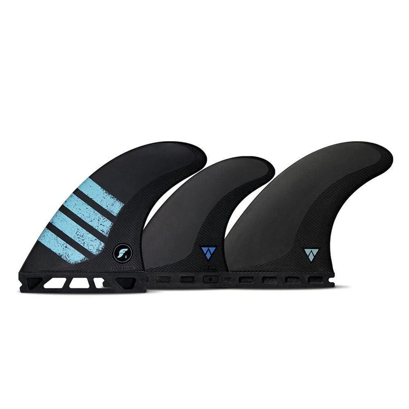 Futures F8 5-Fin Alpha Surfboard Fin Set Size Large Green