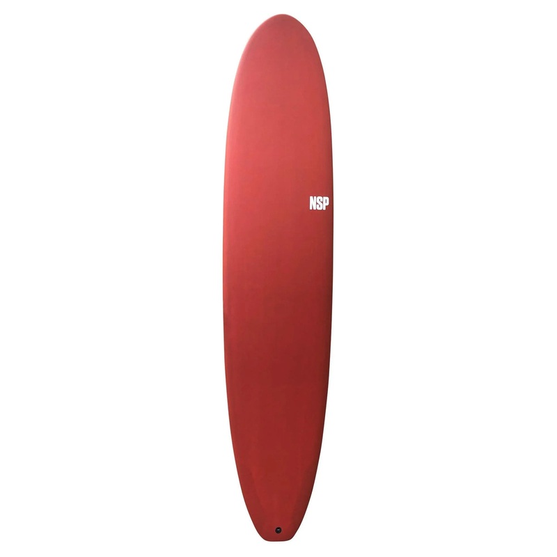 NSP 80 Protech Longboard Surfboard Red Tint