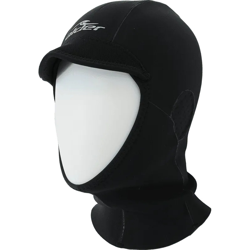 Alder Stealth 2mm Wetsuit Hood Black
