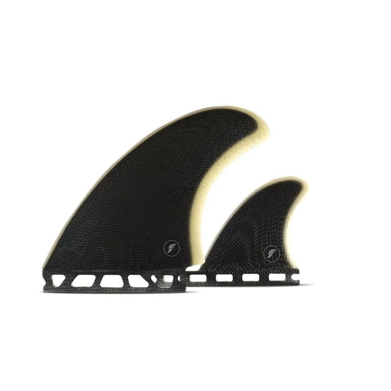 Futures Pukas AL Fibreglass Twin + Trailer Surfboard Fins