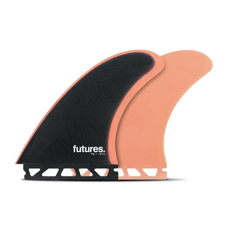 Futures T2 Twin Fin Rose Surfboard Fins