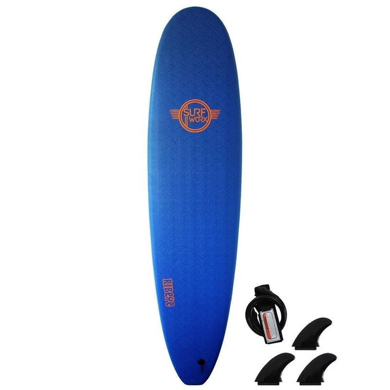 Surfworx Ribeye Mini Mal soft surfboard 7ft 0 - Navy 7'0 Foot