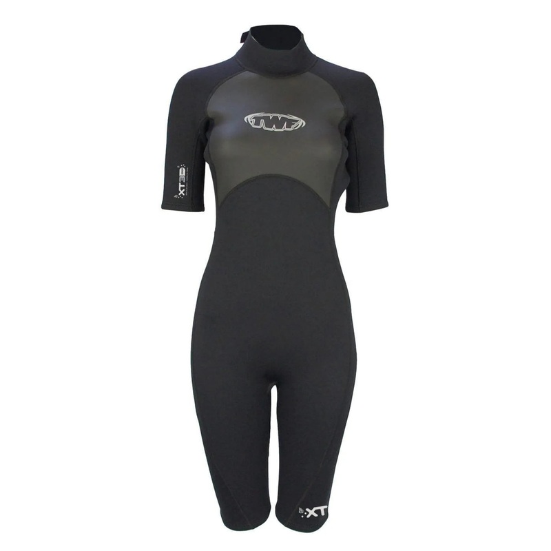 TWF XT3 Ladies 3mm Shortie Wetsuit Black