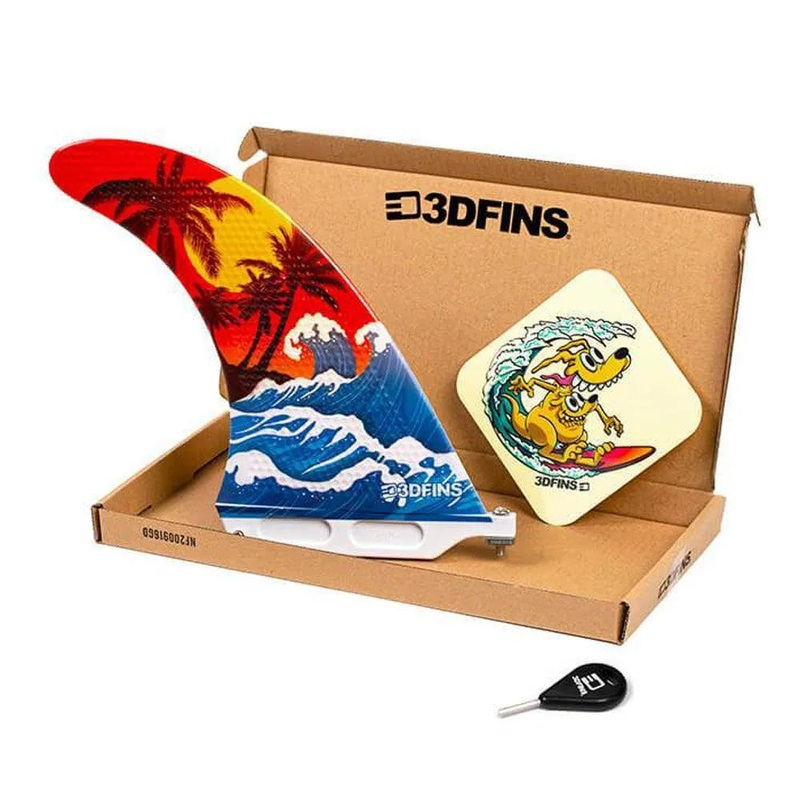 3D Fins - 7" Single Surfboard Fin - Troppo