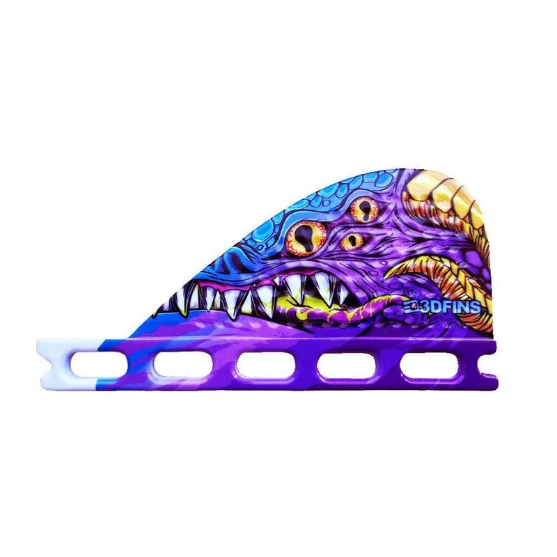 3D Fins - Dimpster Surfboard Fin - Piranha (FCS-I / Futures)