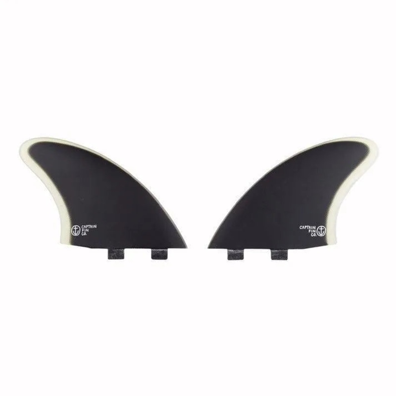 Captain Fin Co CF Twin Keel - Black (FCS)