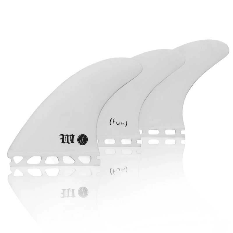 Captain Fin Co Wade Goodall Medium Thruster Set Single Tab (Futures Compatible)