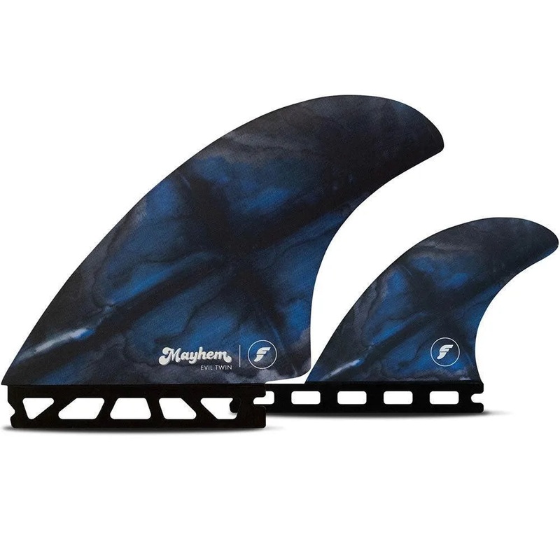 Futures Mayhem Evil Twin fin + Trailer Surfboard Fins Combo Large