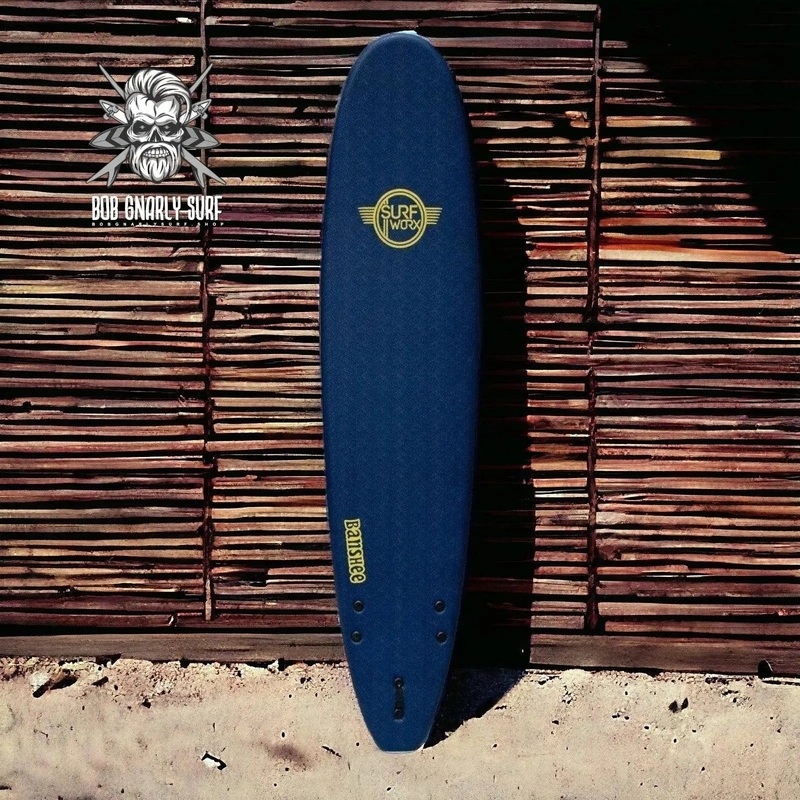 Surfworx Banshee Mini Mal Soft Surfboard 9ft 0 Midnight Blue