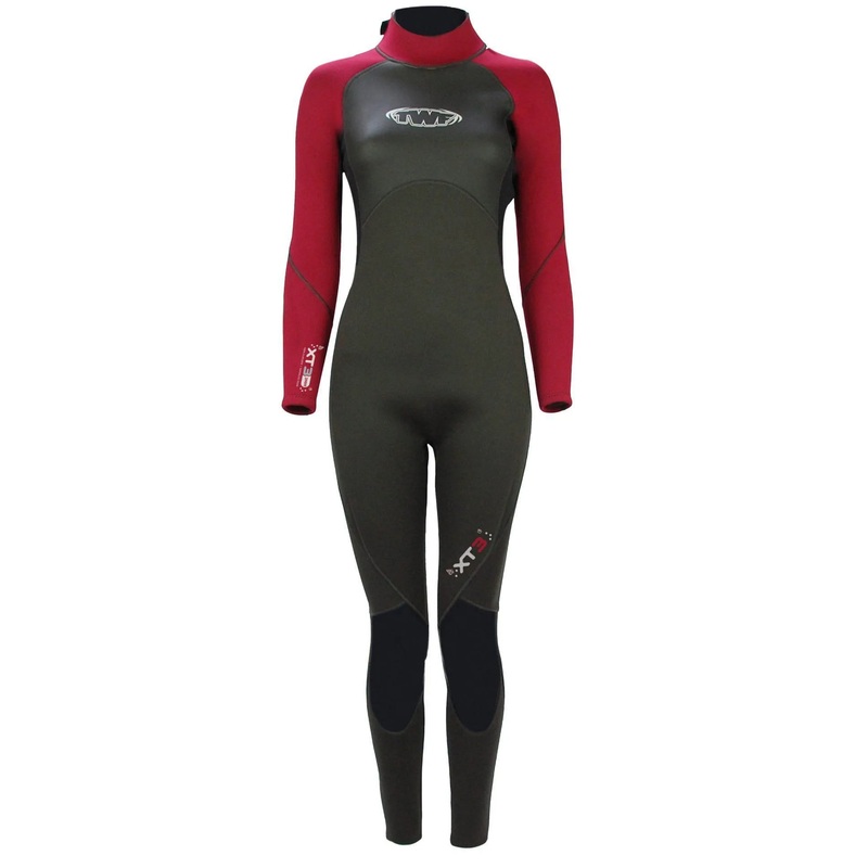 TWF XT3 Ladies 3mm Full Length Wetsuit Crimson Asphalt