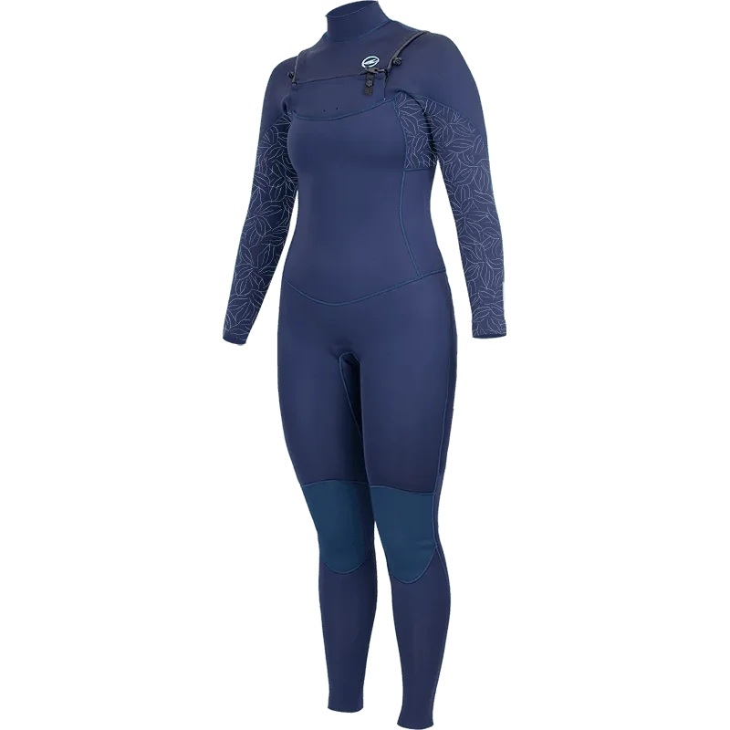 Alder Revo Womens 5/4mm Chest Zip Wetsuit Blue
