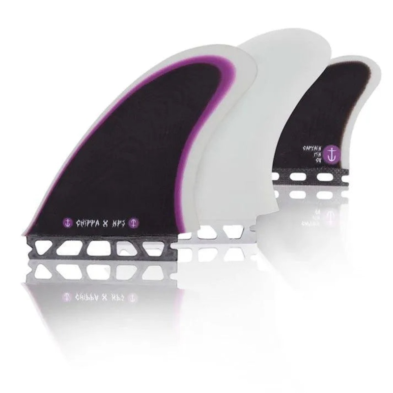 Captain Fin Co Chippa Wilson + NPJ Twin Especial + Trailer - Large - Purple (Futures)