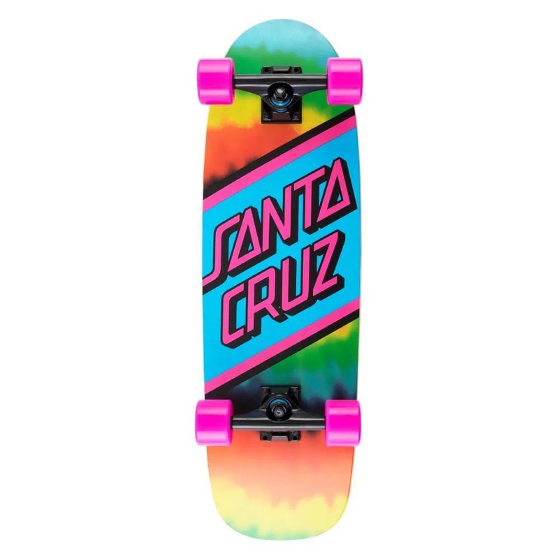 Santa Cruz Skateboards Rainbow Tie Dye Street Skate Cruzer