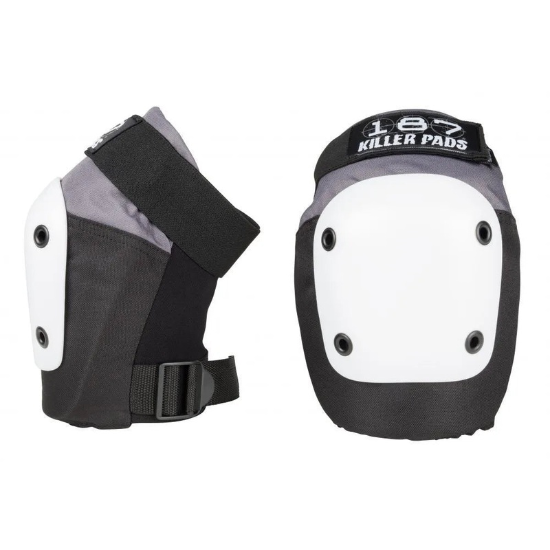 187 Killer Pads Adult Fly Knee Slim Skate Pad Grey