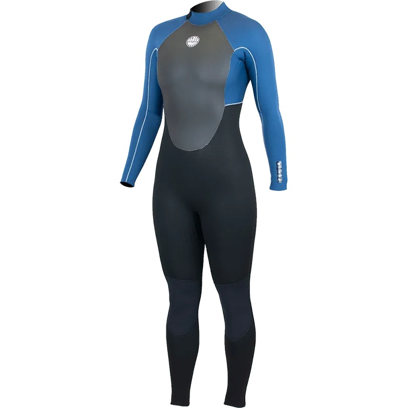 Alder Stealth Women's 5/4/3mm Back Zip Blue Wetsuit