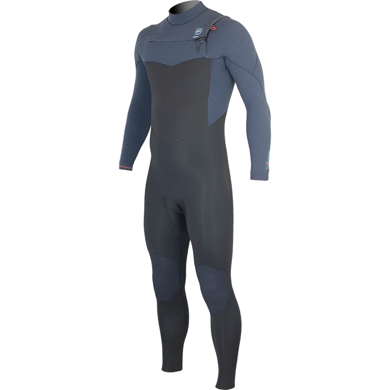 Alder Torch FX 5/4 Chest Zip Black & Blue Wetsuit