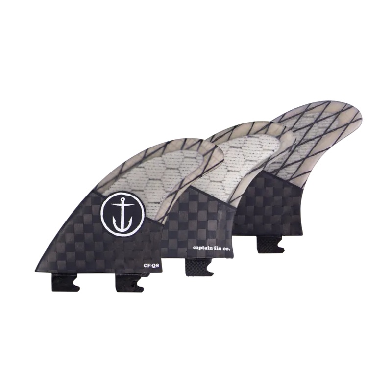 Captain Fin Co CF Quickness SI Thruster Set Grey FCS-II Compatible