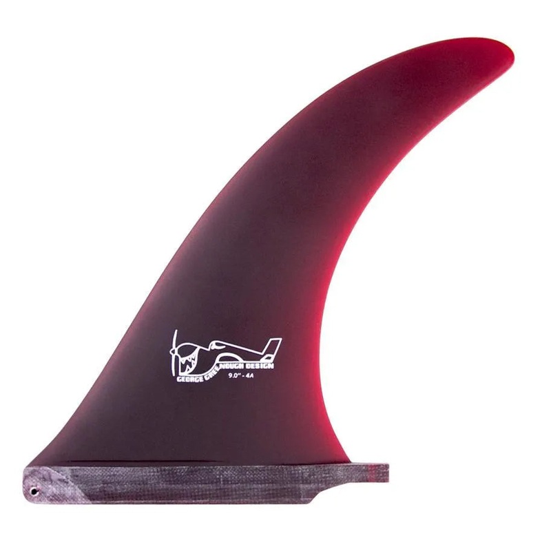 True Ames Greenough 4-A Single Fin Red - Bob Gnarly Surf