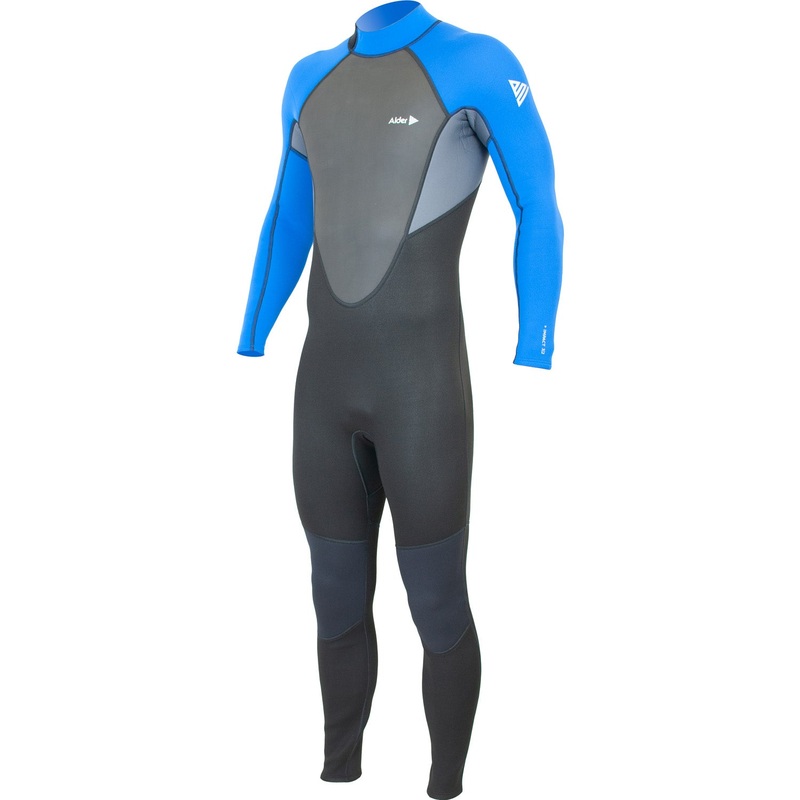 Alder Impact Men's 3/2mm Back Zip Royal Blue Full Length Wetsuit