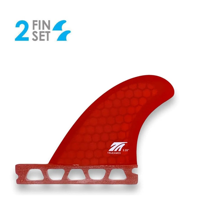 True Ames Side Bite 3.25 - Futures Compatible (Hexcore) Red