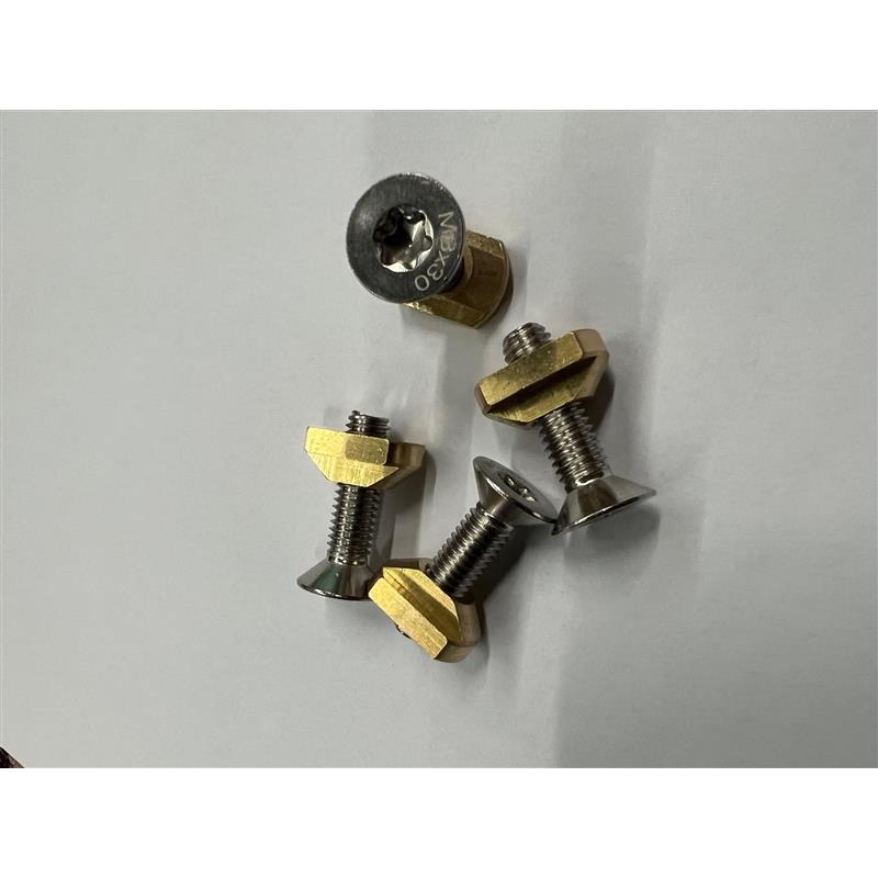 M8 T Nut Sliders x4 with 30mm Bolts