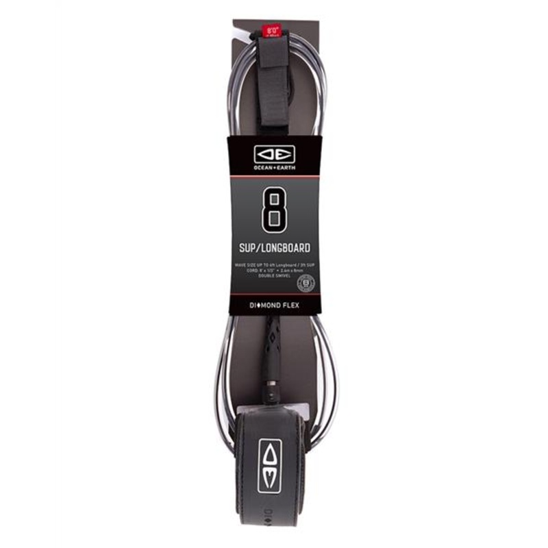 Ocean&Earth Diamond Flex SUP Longboard Reg 8'0" Surfboard Leash