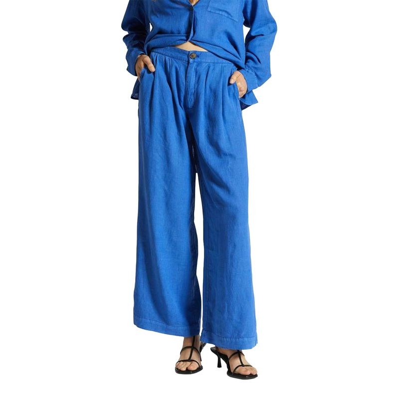 Brixton Vintage Linen Blend Wide Leg Pant