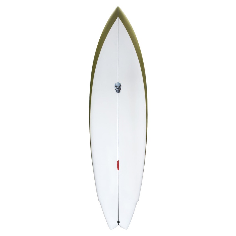 Chris Christenson Lane Splitter Swallow Tail Surfboard