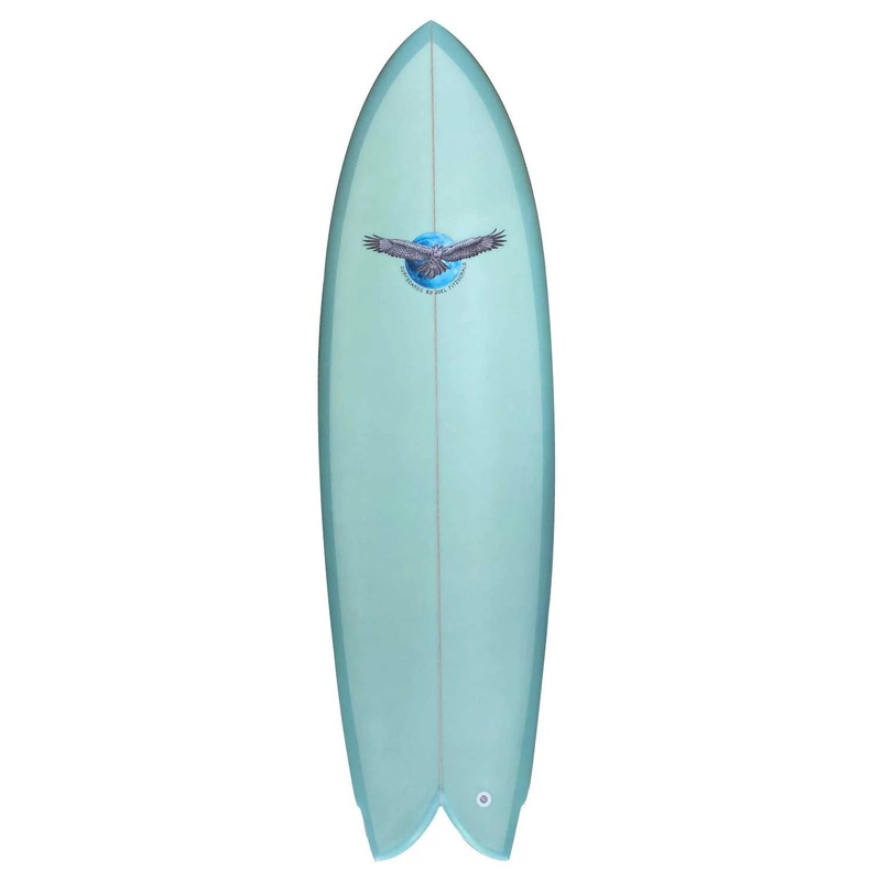 Joel Fitzgerald Dream Catcher Twin Fin Fish Surfboard