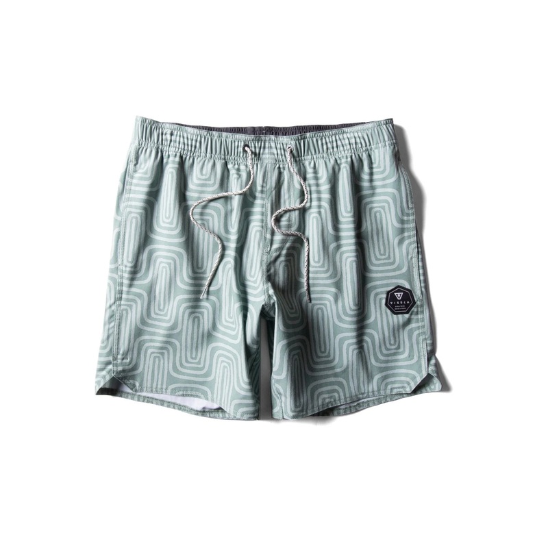 Vissla Mens Congos 16.5" Ecolastic Boardshorts