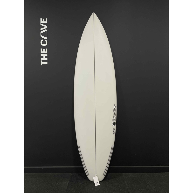 2WIN 6'4" x 20 1/4" X  2 3/4" - 36.80L, 2x  Futures Fin Boxes, PU [New] - ID:895280