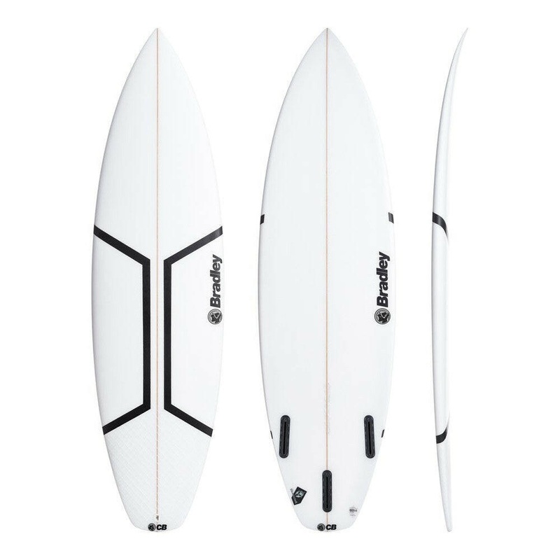 Gladiator 5'10" x 19 1/8" X  2 7/16" - 28.70L, 3x  FCS 2 Fin Boxes, PU - ID:895797
