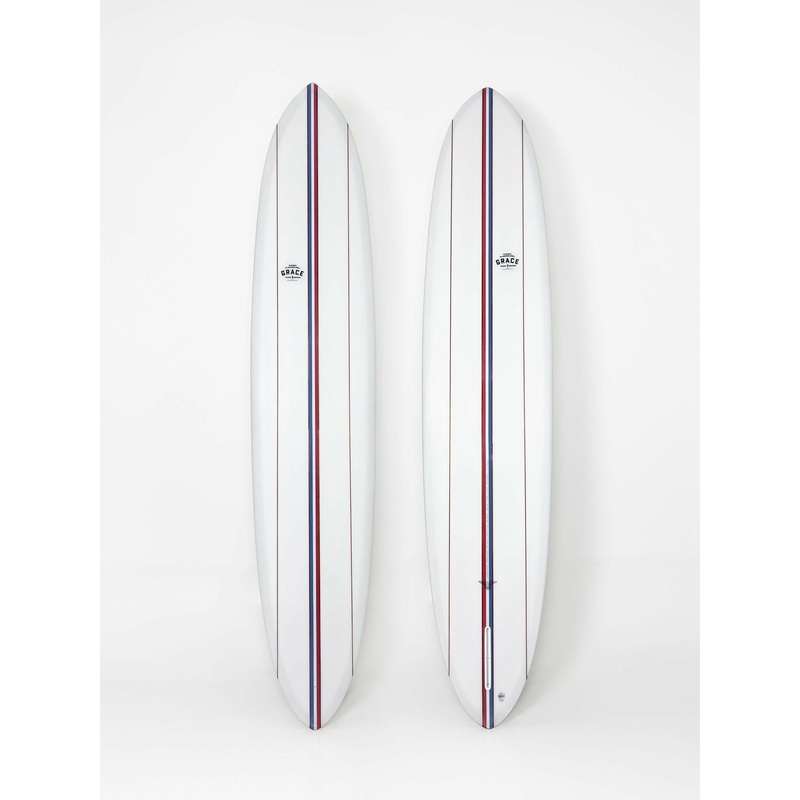 Glider 9'6" x 23" X  3 1/8" - 76.30L, 1x  FCS Longboard Fin Box, PU - ID:896262