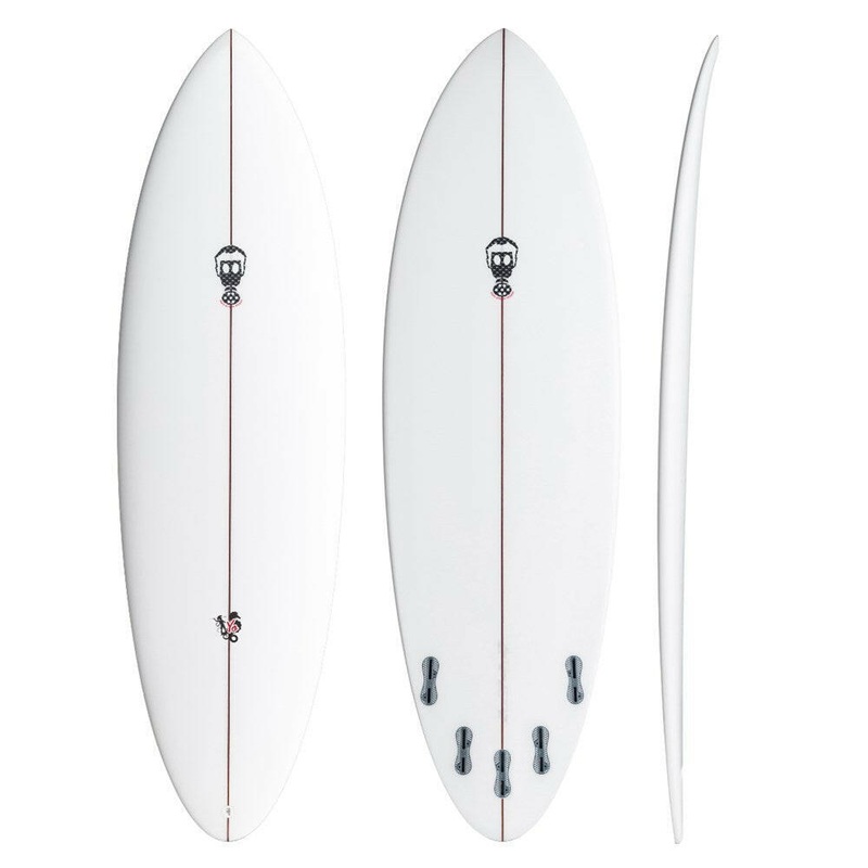 Yo 6'1" x 19 3/8" X  2 3/8" - 30.80L, 5x  Futures Fin Boxes, PU - ID:895174