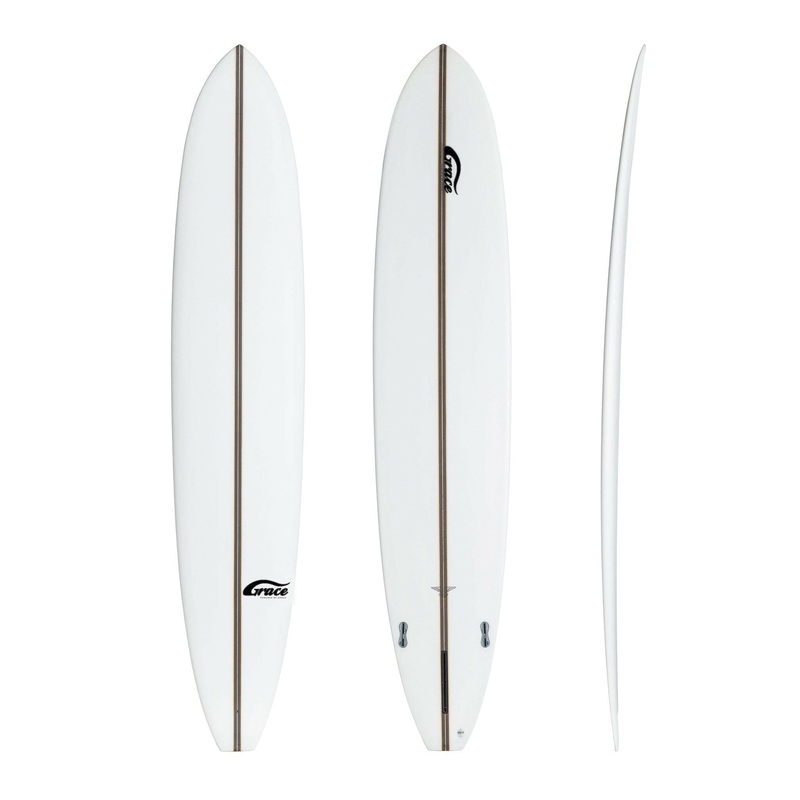 Glider 10'0" x 23 1/4" X  3 1/8" - 81.00L, Round Square, 3x  Single + 2 Boxes Futures Fin Boxes, PU - ID:896249
