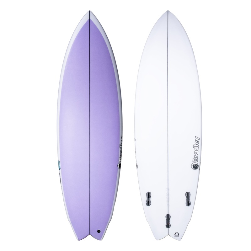 Fully Charged 5'7" x 19 1/2" X  2 1/2" - 29.40L, Swallow, 3x  FCS 2 Fin Boxes, PU - ID:998995