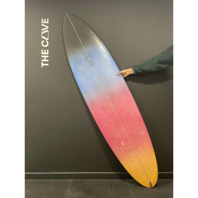 One Bad Egg (Standard) 7'0" x 20 1/2" X  2 3/4" - 43.80L, 3x  Single + 2 Boxes Futures Fin Boxes [Semi New] - ID:998960