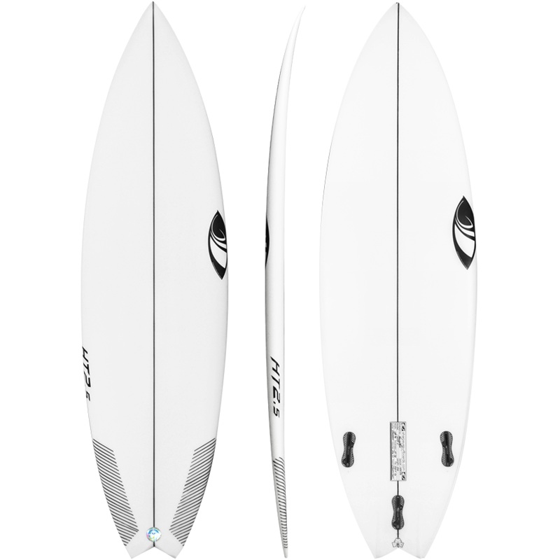 HT2.5 5'8" x 18 7/8" X  2 1/2" - 0.00L, Swallow, 3x  FCS 2 Fin Boxes, PU - ID:1001210