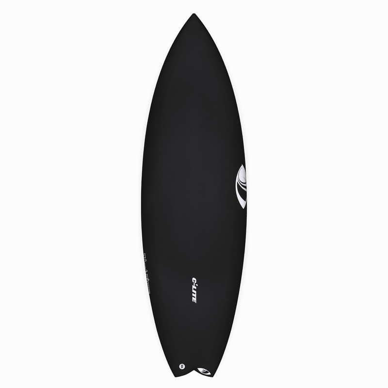 TWIN TURBO (C1 LITE) 6'0" x 21.0 X 2.75 - 37.30L, Swallow, 3x  FCS 2 Fin Boxes, C1 - ID:921867