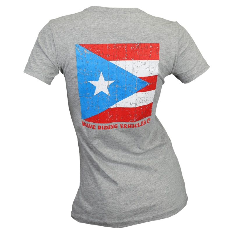 PR Square Flag Ladies S/S T-Shirt