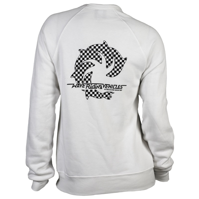 Checker Ladies Crew Sweatshirt