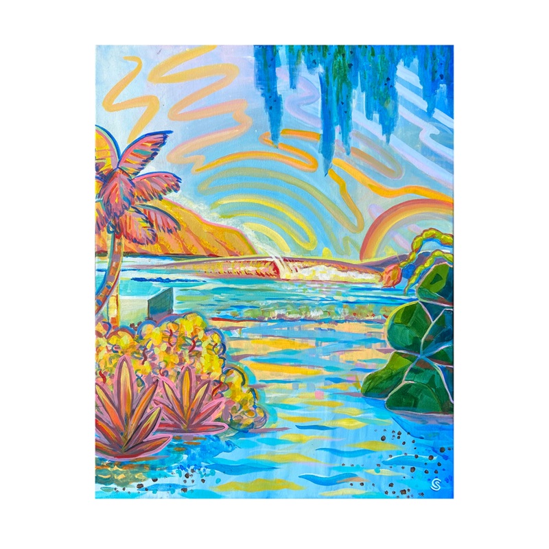 'Paradise Point' Art Print