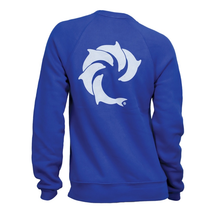 Solid Ladies Crew Sweatshirt