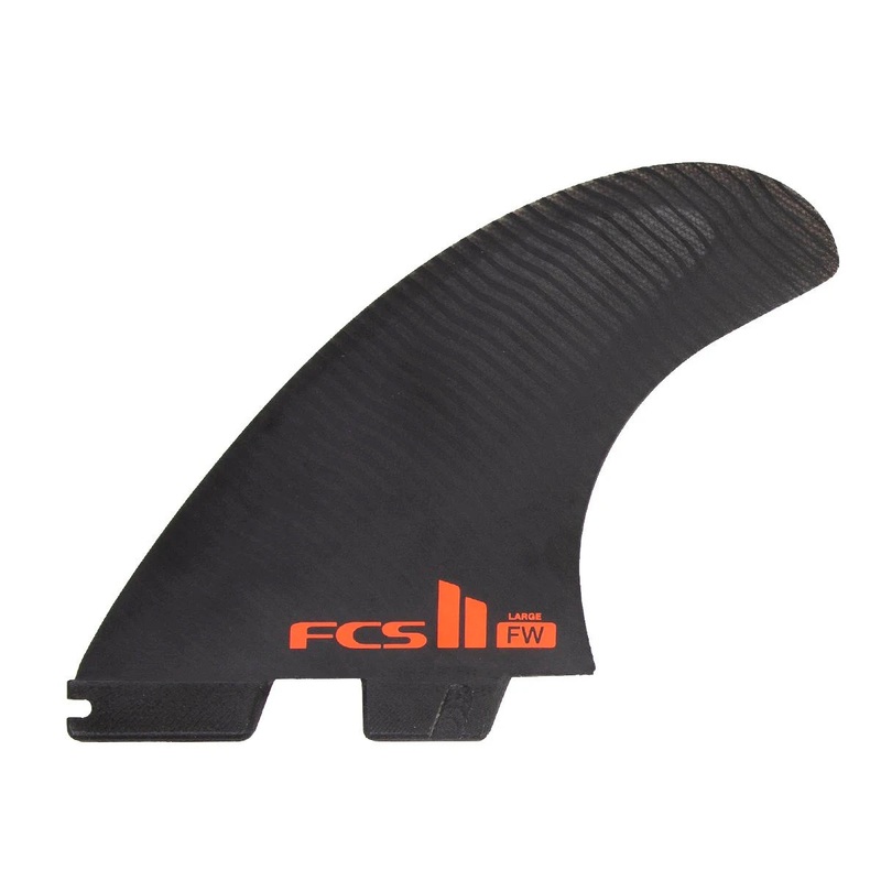 FCS II THRUSTER - Firewire FW PC Black Tri Fins - Medium